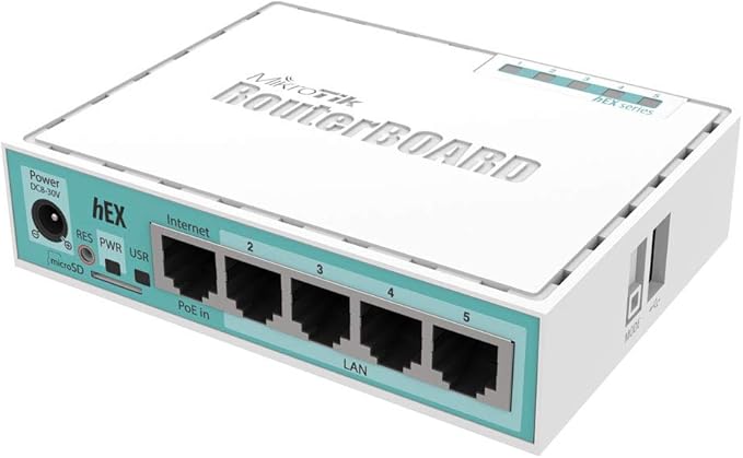 Router Ethernet con 5 puertos Gigabit